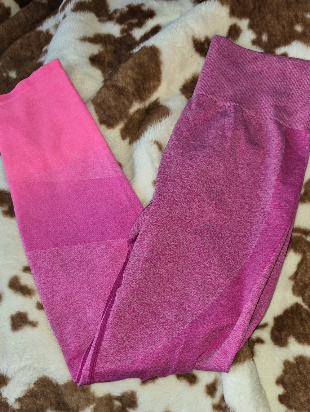 PINK VS Ombre Pink Leggings Size M